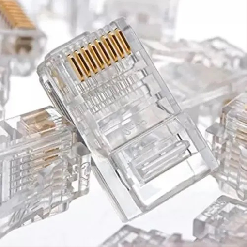 Conector Macho Rede de Internet RJ45 CAT5e