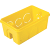 Caixa de Luz 4x2 Embutir Tramontina Amarela para Alvenaria – 57500/044