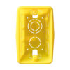 Caixa de Luz 4x2 Embutir Tramontina Amarela para Alvenaria – 57500/044