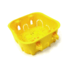 Caixa de Luz 4x4 Drywall Embutir em Gesso Amarela
