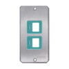 Tampa 2 Suportes Keystone RJ45 Para Condulete 3/4" Tramontina