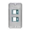 Tampa Espelho 2 Postos Tomada RJ45 Para Condulete 3/4" Tramontina