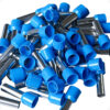 Terminal Tubular 16mm Azul Ilhós Simples Pré-Isolado Conexão Elétrica