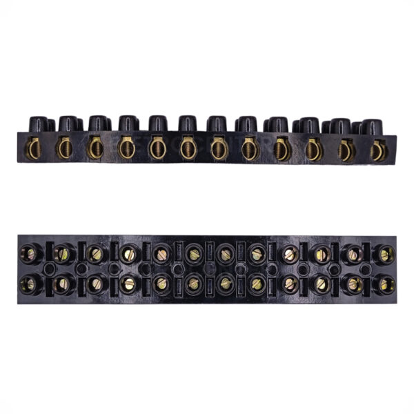 Borne em Baquelite 6mm² Building – Conector Elétrico Resistente para Alta Temperatura