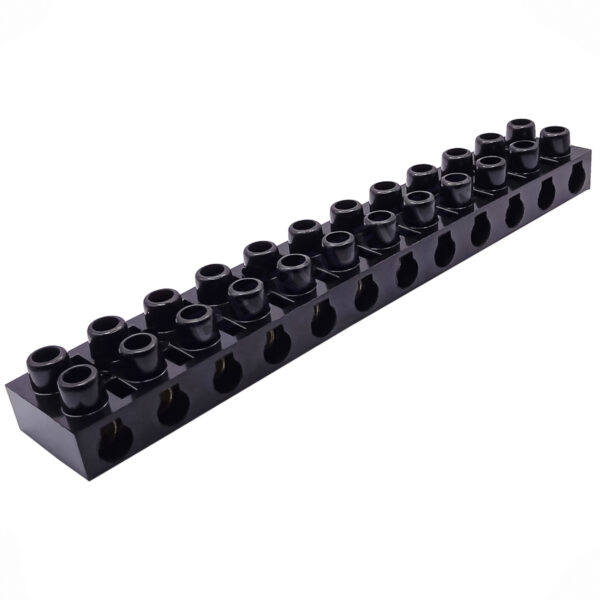Borne em Baquelite 6mm² Building – Conector Elétrico Resistente para Alta Temperatura