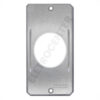 Tampa Espelho 1 Posto Tomada Redonda Para Condulete 3/4”