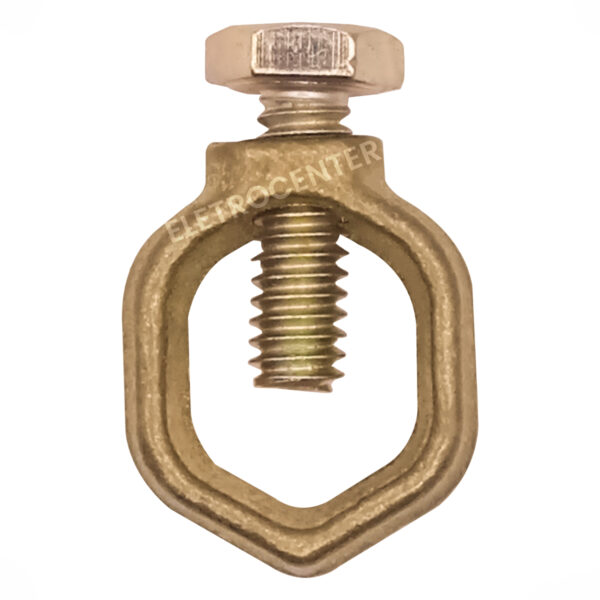 Grampo Conector de Aterramento 1/2” e 5/8” com Parafuso – Alta Fixação e Segurança
