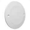 Tampa Cega Redonda 4" para Teto – Placa de Acabamento para Caixinha de Luz