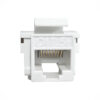 Tomada Keystone RJ45 Cat5e Fêmea – Conector Rede Internet Padrão