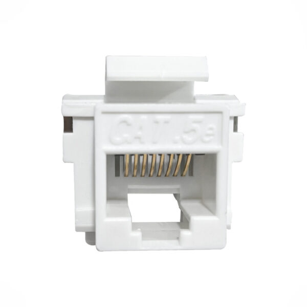 Tomada Keystone RJ45 Cat5e Fêmea – Conector Rede Internet Padrão