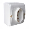 Tomada de Sobrepor Externa 20A 2P+T Mec-Tronic – Resistente e Segura