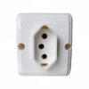 Tomada de Sobrepor Externa 20A 2P+T Mec-Tronic – Resistente e Segura