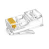 100 Conector Rede Internet Macho RJ45 UTP Cat6