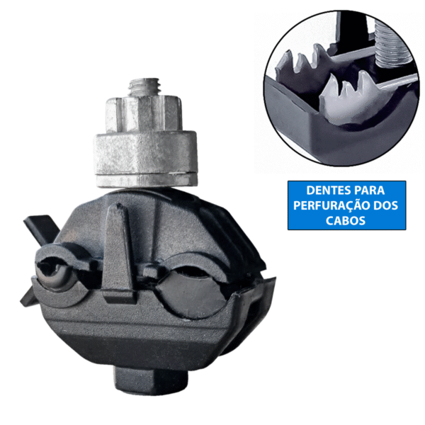 Conector Perfurante CDP70 10-70mm² Derivação 1,5-10mm² p/ Cabos Elétricos