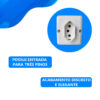 Tomada de Sobrepor Externa 20A 2P+T Mec-Tronic – Resistente e Segura