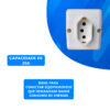 Tomada de Sobrepor Externa 20A 2P+T Mec-Tronic – Resistente e Segura