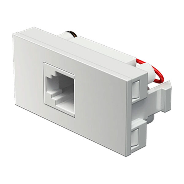 Módulo Tomada para Telefone Rj11 Linha Petra 41003 Mec-Tronic