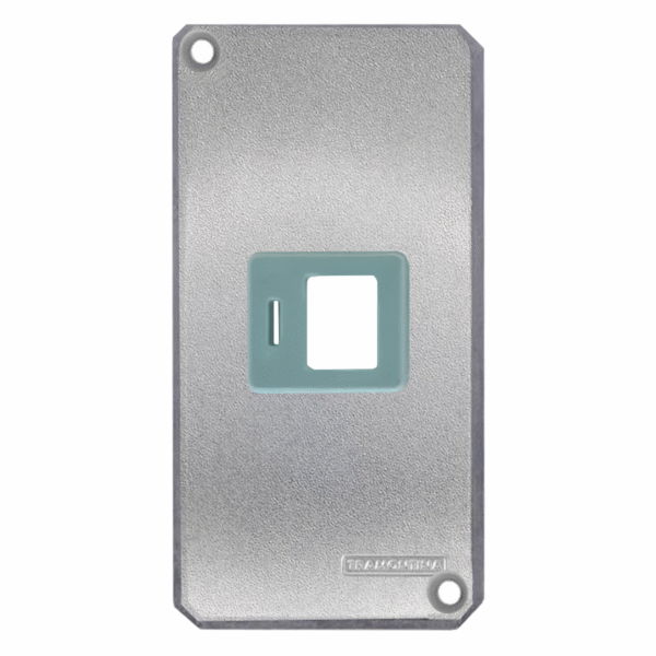 Tampa 1 Suporte RJ45 Tramontina p/ Condulete 1" | Keystone de Rede
