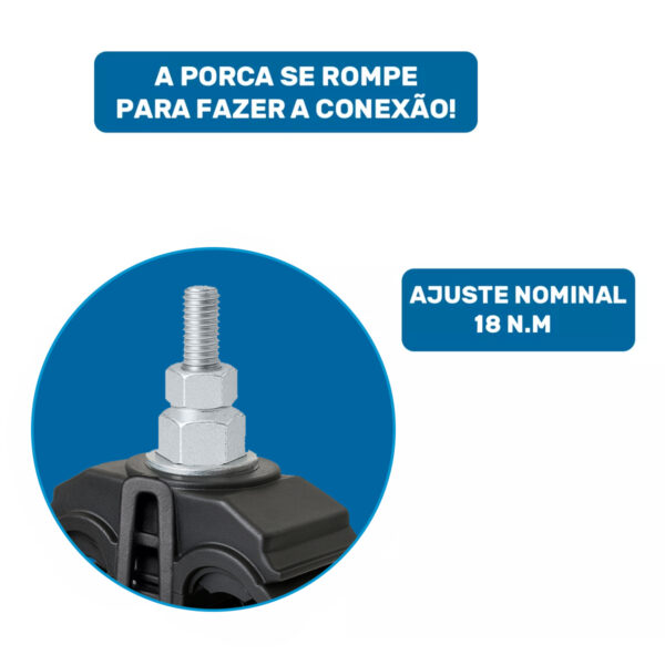 Conector CDP Perfurante 25-150mm² Derivação 25-150mm²