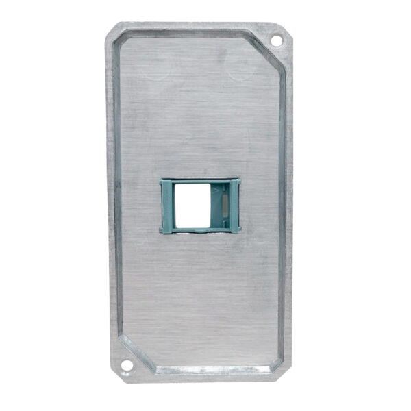 Tampa 1 Suporte RJ45 Tramontina p/ Condulete 1" | Keystone de Rede