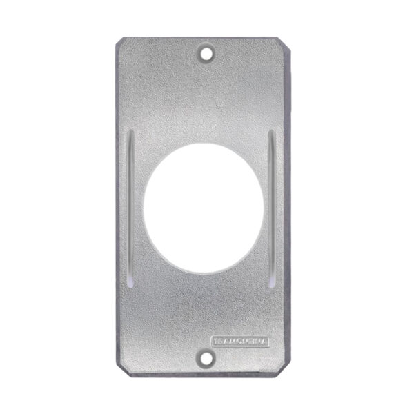 Tampa Espelho 1 Posto Tomada Redonda Para Condulete 3/4”