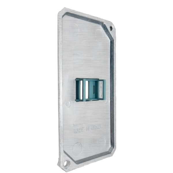 Tampa 1 Suporte RJ45 Tramontina p/ Condulete 1" | Keystone de Rede