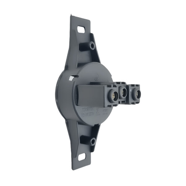 Tomada 2P+T Redonda 10A Branca Blux – Ideal para TV, PC e Eletrodomésticos