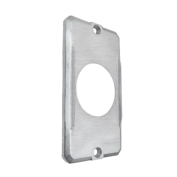 Tampa Espelho 1 Posto Tomada Redonda Para Condulete 3/4”