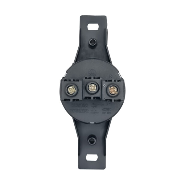 Tomada 2P+T Redonda 10A Branca Blux – Ideal para TV, PC e Eletrodomésticos