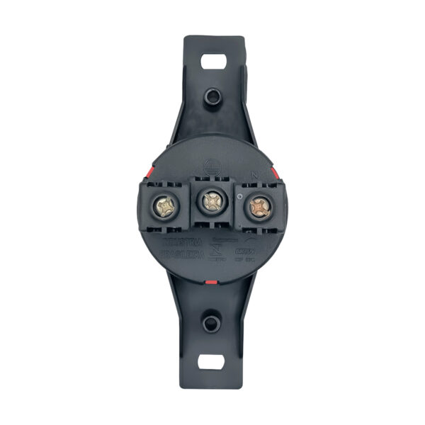 Tomada 20A Redonda 2P+T Vermelha Blux – Para Forno Elétrico, Ar-Condicionado e Mais