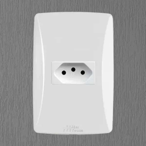 Módulo Tomada 20A 250V Branca 39017 Linha Petra Mec-Tronic