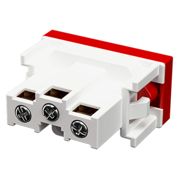 Módulo Tomada 20A 250V Vermelha Linha Petra 39259 Mec-Tronic