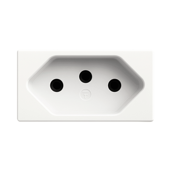 Módulo Tomada 20A 250V Branca 39017 Linha Petra Mec-Tronic