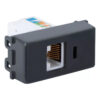 tramontina-57215-093-1006-modulo-tampo-tomada-keystone-de-rede-rj45-cat5e-cat6-liz-cor-grafite Módulo Tampo Para Tomada Rj Grafite 57215/093